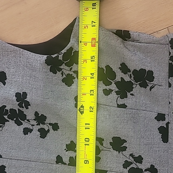NWT Ann Taylor Floral Gray Dress - Picture 8 of 8